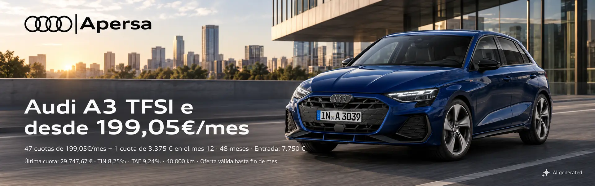 Oferta Audi A3 Sportback — Octubre 2026