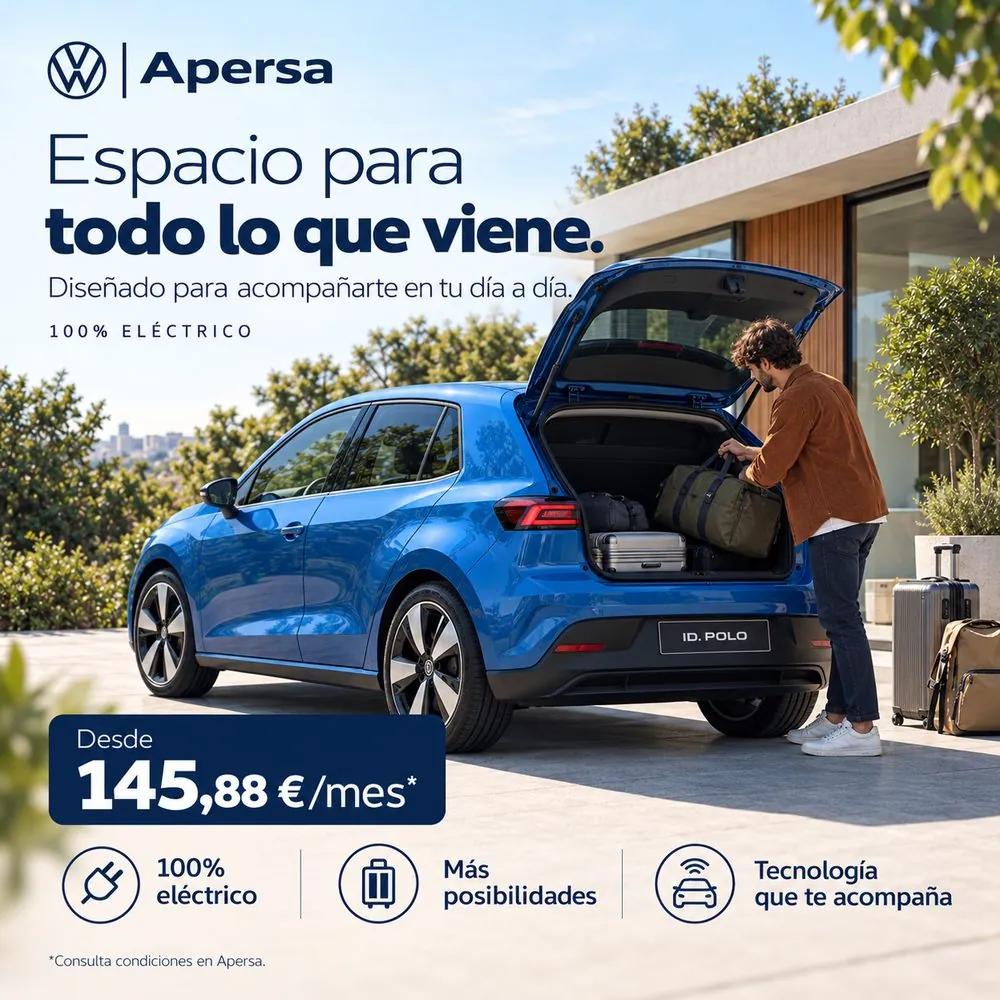 Volkswagen ID. Polo — maletero y espacio