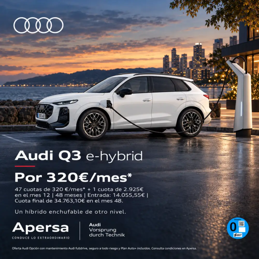 Audi Q3 SUV e-hybrid — Un híbrido enchufable de otro nivel