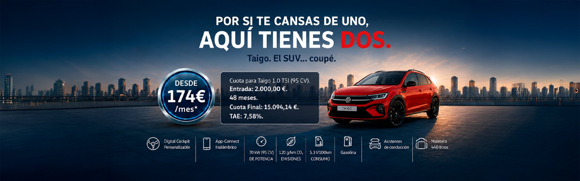 Oferta Volkswagen Taigo — Junio 2026