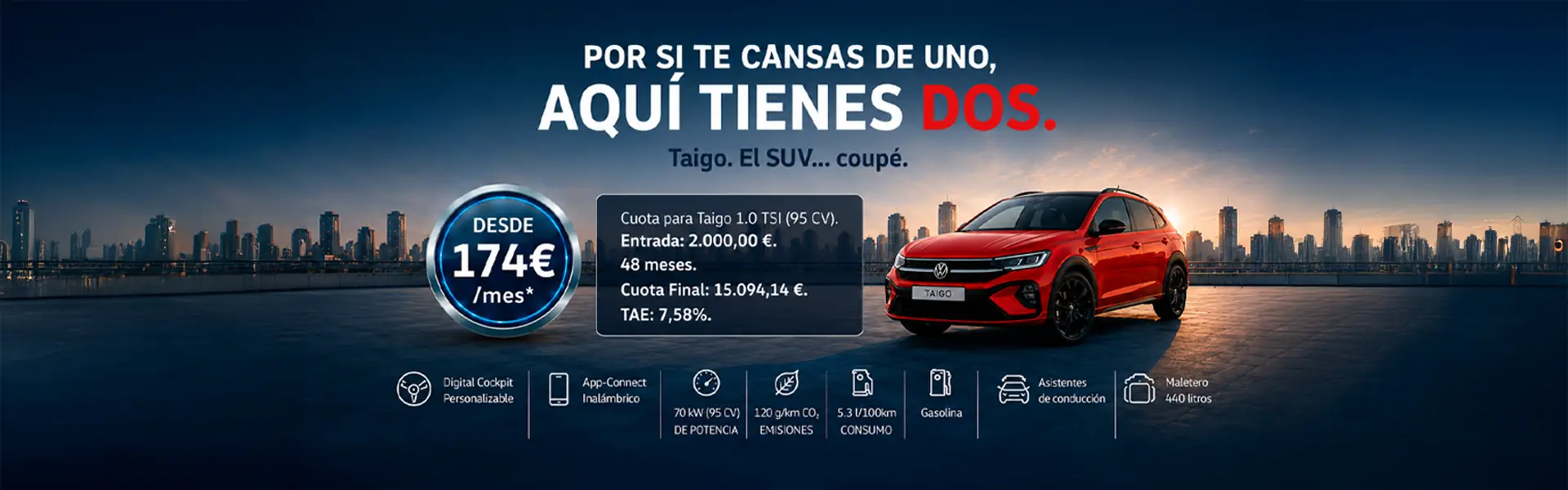 Oferta Volkswagen Taigo — Junio 2026