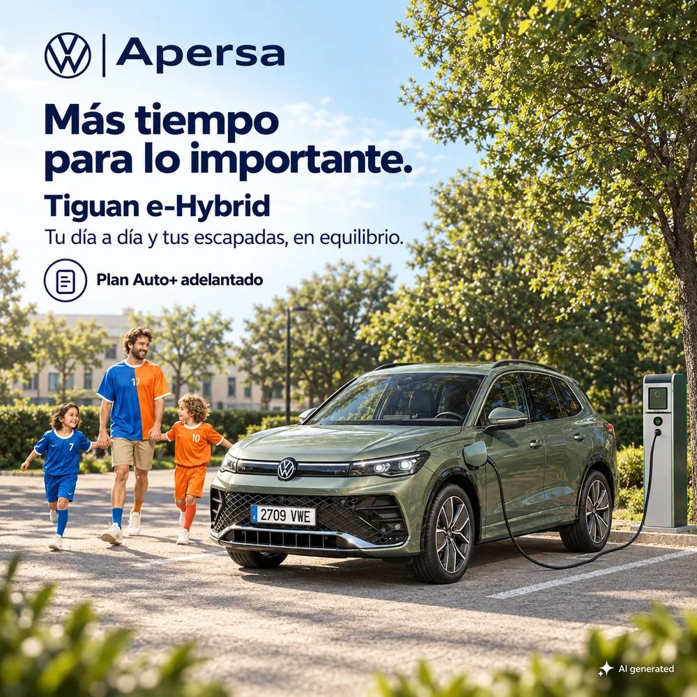 Volkswagen Tiguan eHybrid — espacio para la familia